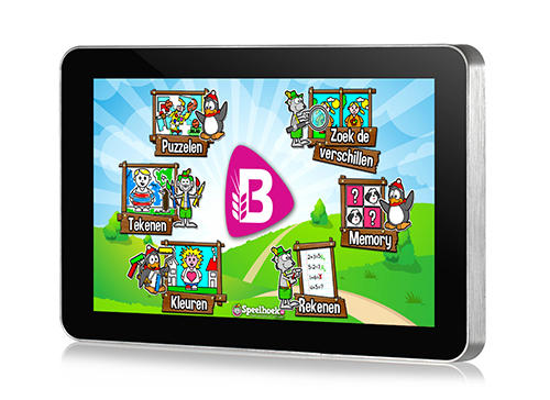 kinder touchscreen voor bakker Bart vestiging